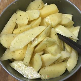 #aca烤明星大赛#roasted Potato Wedges recipe