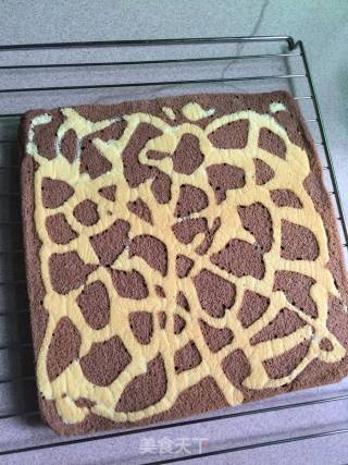 #四session Baking Contest and It's Love to Eat Festival#giraffe Pattern Cake Roll recipe