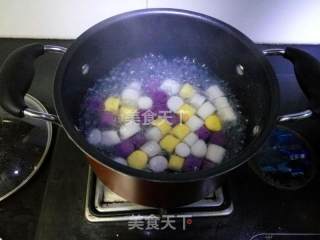 Three-color Taro Balls recipe