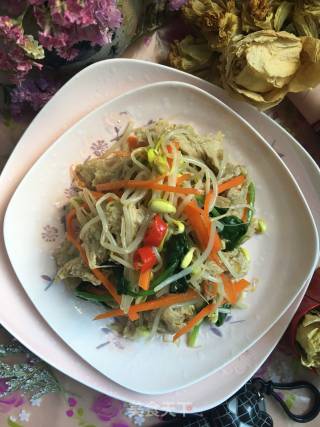 Soybean Sprouts Mixed with Gluten recipe