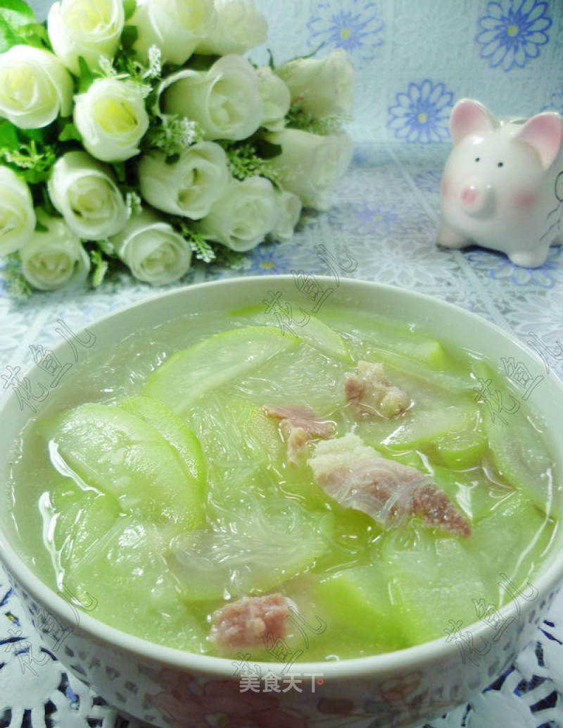 Night Flowering Bacon Vermicelli Soup recipe