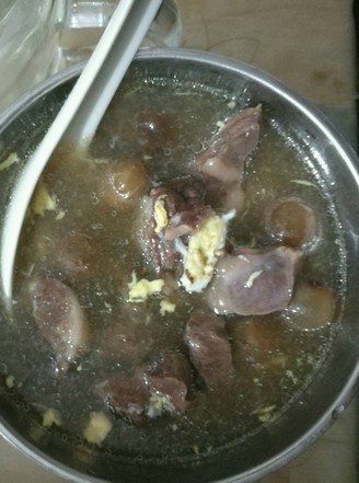 Stewed Pork Heart with Quail Egg and Longan recipe