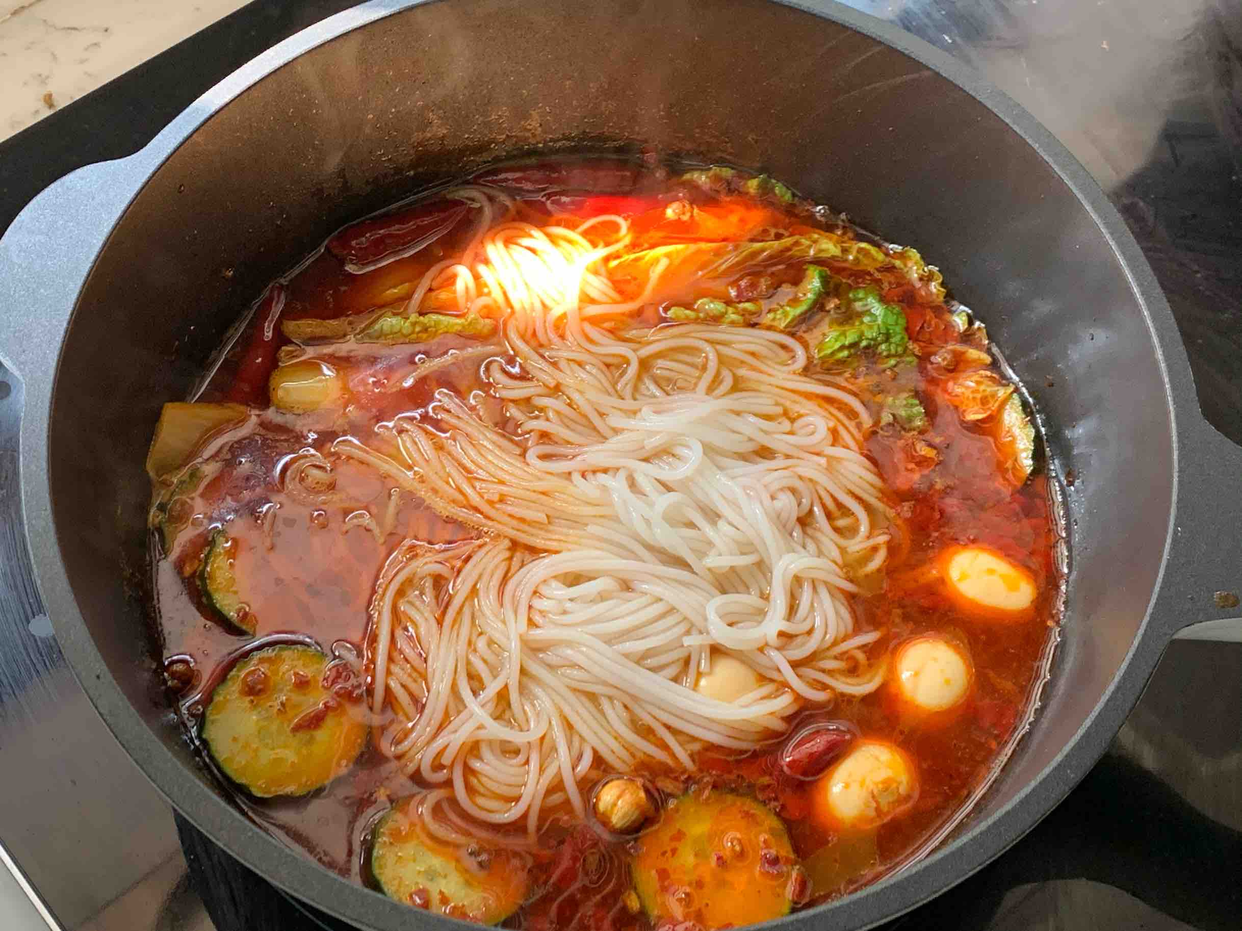 Chongqing Hot Pot Rice Noodles recipe