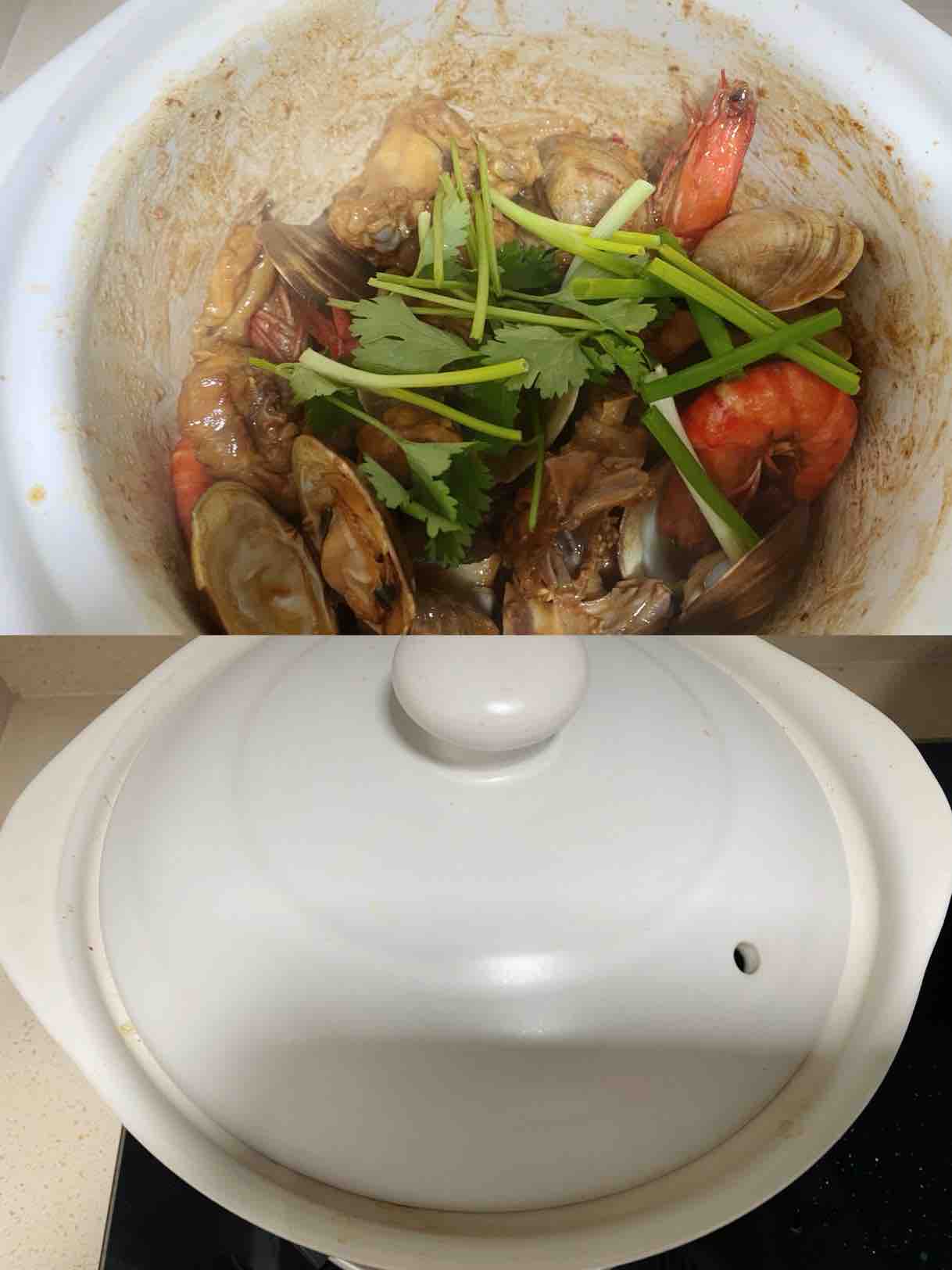 Seafood Chicken Pot recipe