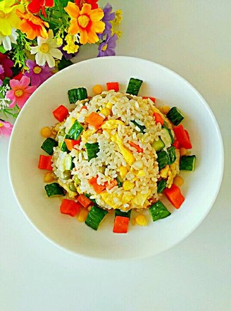 Mixed Vegetable Fried Rice recipe