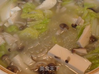 Mushroom Tofu and Vermicelli in Clay Pot recipe