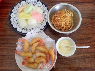 【southern Fujian】golden Shrimp Salad with Chicken Shrimp recipe