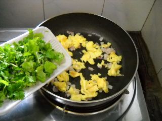 Cilantro Sausage and Egg Fried Rice recipe