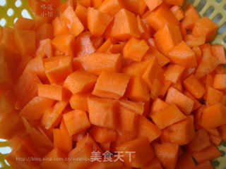 Vegetarian Fried Carrots, Celery, Diced Potatoes recipe