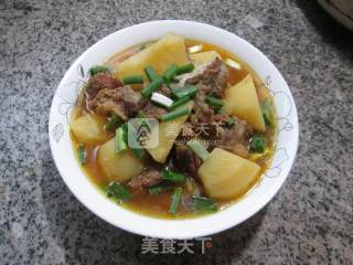 Potato Steak Rib Soup recipe