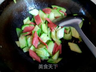 Sliced Ham and Zucchini recipe