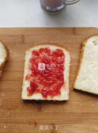 #aca烤明星大赛#~cherry Sauce Sandwich Bread recipe