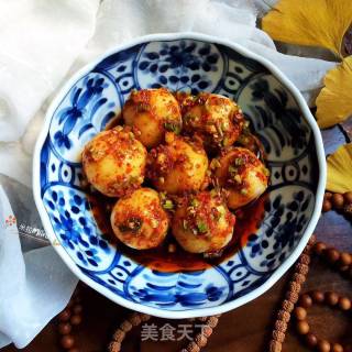 Potato Meatballs with Sauce recipe