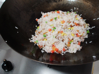 Fried Rice with Meat recipe