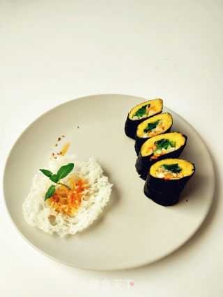 Sweet Potato Seaweed Roll recipe