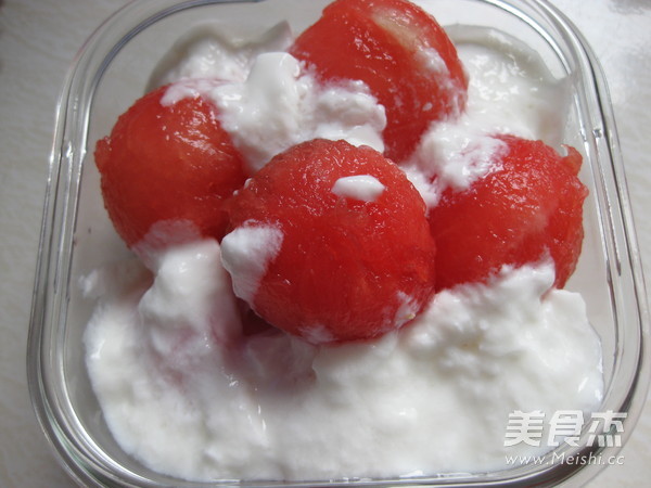 Watermelon Ball Yogurt recipe