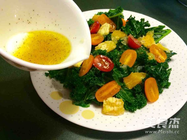 Sweet Orange Kale Salad recipe