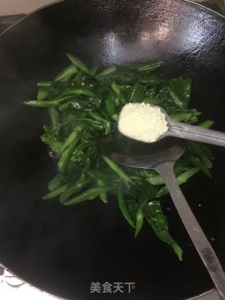 Stir-fried Chinese Kale recipe