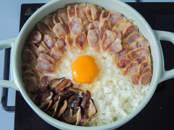 Sausage Claypot Rice recipe