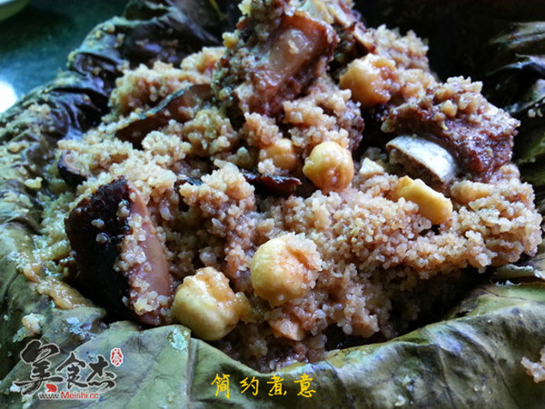 Steamed Pork with Lotus Seed Pork Ribs and Noodles recipe