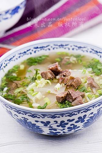 Lanzhou Authentic Beef Noodle Soup recipe