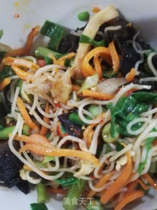 Home-style Fried Rice Noodles recipe