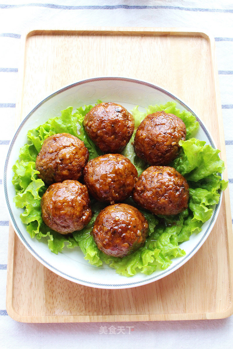 Meat Ball with Soy Sauce recipe