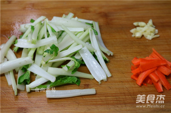 Stir-fried Cabbage Stem recipe