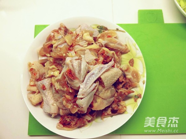 Spicy Fried Penglai Chicken recipe