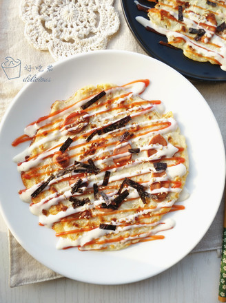 Sausage Okonomiyaki recipe