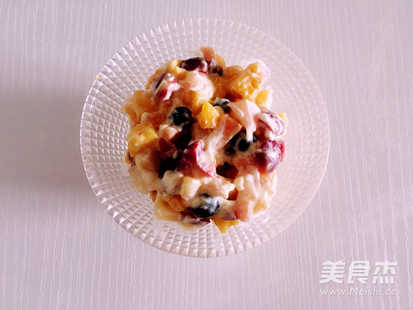 Fruit Salad Cake Cup recipe