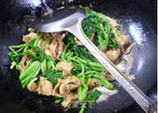 Spinach Fried Gluten recipe