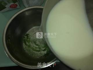 #aca烤明星大赛# Matcha Roasted Pudding recipe