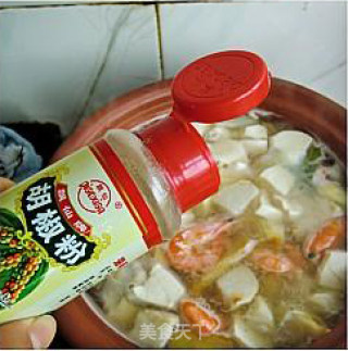 Homemade Calcium Supplemental Soup----taro Tofu and Shrimp Soup recipe