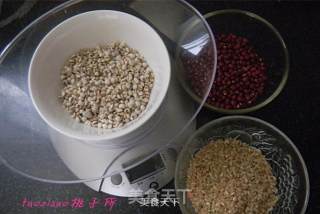 Brown Rice and Coix Seed and Red Bean Soup recipe