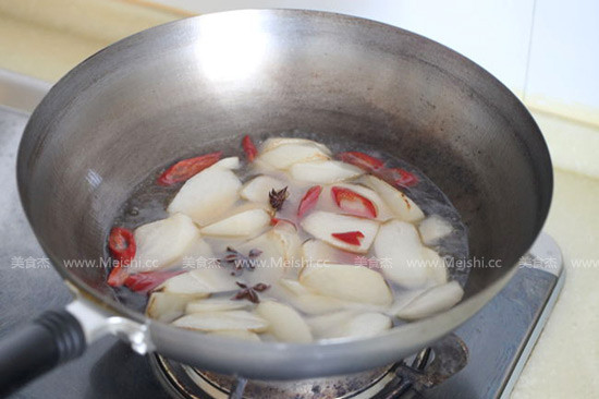 White Radish Roasted Dried Bean Curd recipe