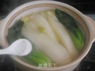 Chicken Soup with Ginkgo and Chinese Cabbage recipe