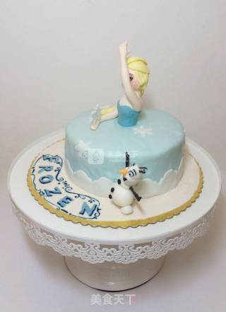 Fondant Cake--frozen recipe