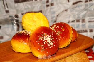 #蛋美食#pumpkin Breakfast Bag recipe