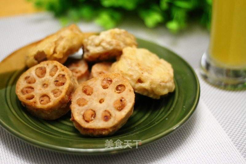 Fried Lotus Root Tongs with Hometown Characteristics recipe