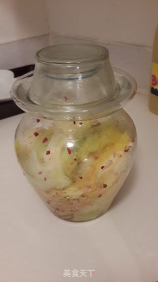 Homemade Jars of Sour Cabbage recipe