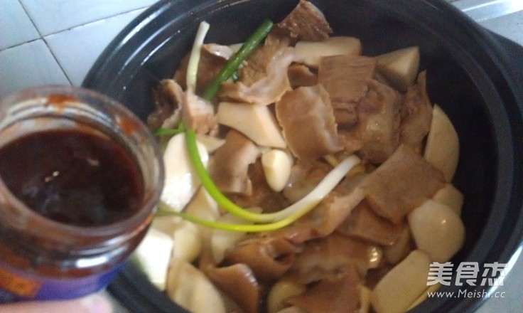 Braised Tripe with Pleurotus Eryngii recipe