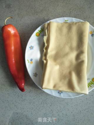 Stir-fried Dried Tofu with Sweet Pepper recipe