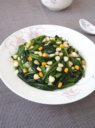 Gold and Silver Spinach recipe