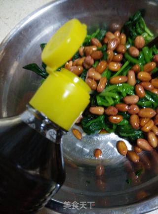 [sichuan] Spinach Mixed with Peanuts recipe