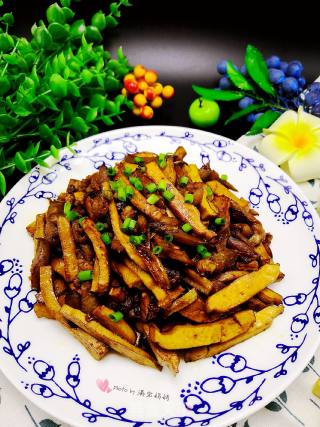 Stir-fried Eggplant Strips with Minced Meat recipe