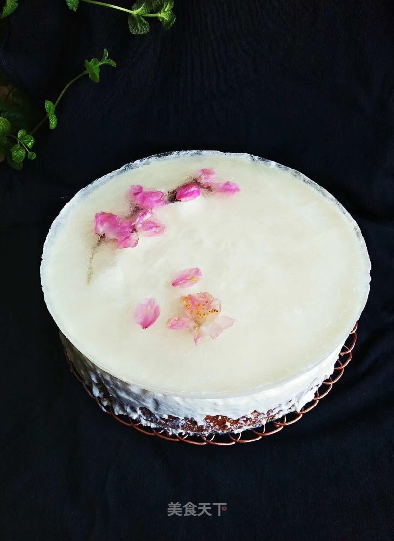 Cherry Blossom Mousse Cake Spring Gift recipe