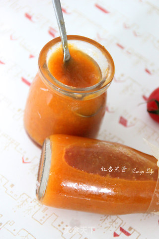 Homemade "red Apricot Jam", A Sweet and Sour Appetizer recipe