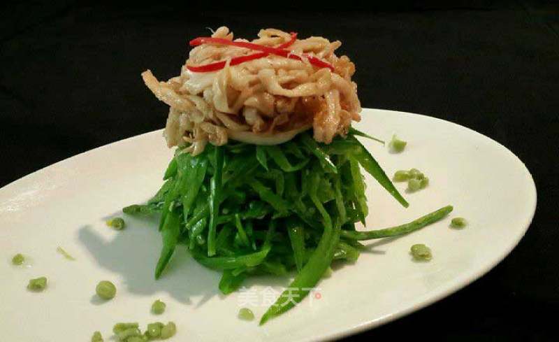 Star Dishes, Easy to Make Mushrooms and Snow Peas recipe