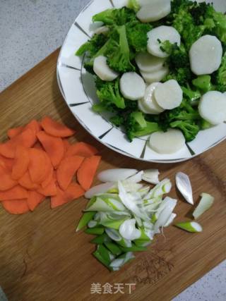 Broccoli Fried Yam recipe
